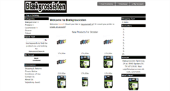 Desktop Screenshot of blaekgrossisten.dk